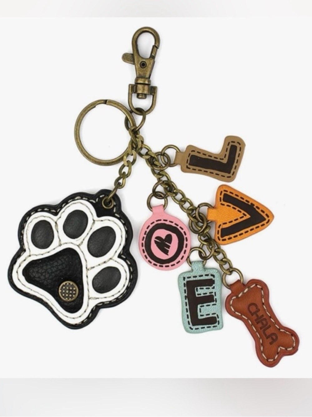 Chala Paw love bag charm key fob key chain🐾 PETA APPROVED!!